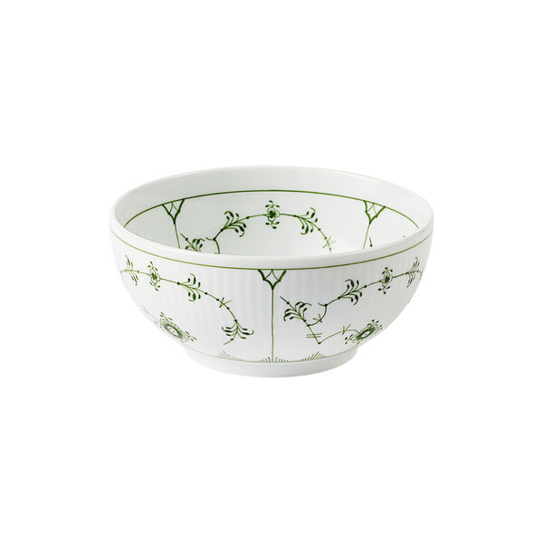 Green Fluted Plain Bowl 47 cl, Royal Copenhagen