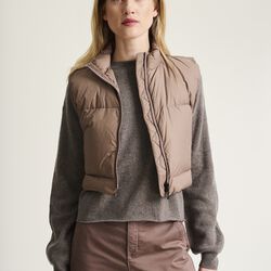 Feather down short waistcoat, deer, BITTE KAI RAND