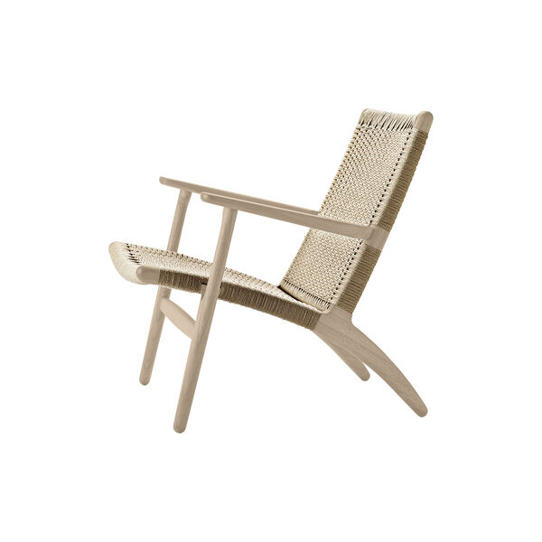 CH25 Lounge Chair, soap treated oak/natural CH25 Lounge Chair, soap treated oak/natural, Carl Hansen & Søn