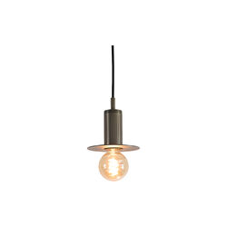 Luminar Pendant Disc Lamp, browned brass, Rama Lights