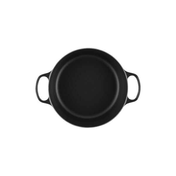 Signature round cast iron pot &Oslash; 28 cm, matte black, Le Creuset
