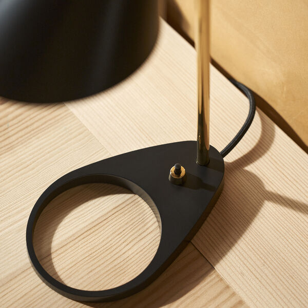 AJ Mini Table Lamp, brass/black, Louis Poulsen