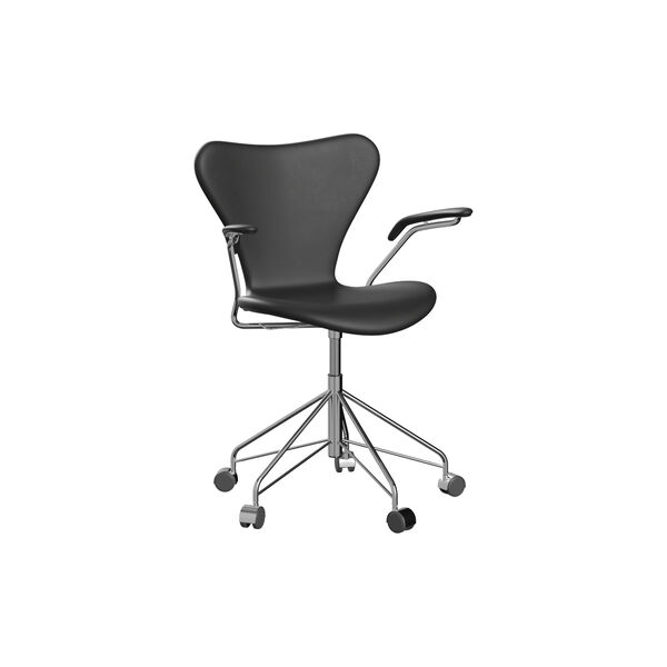 Series 7™ 3217 Fully Upholstered Office Chair, Essential black Series 7™ 3217 Fully Upholstered Office Chair, Essential black, Fritz Hansen