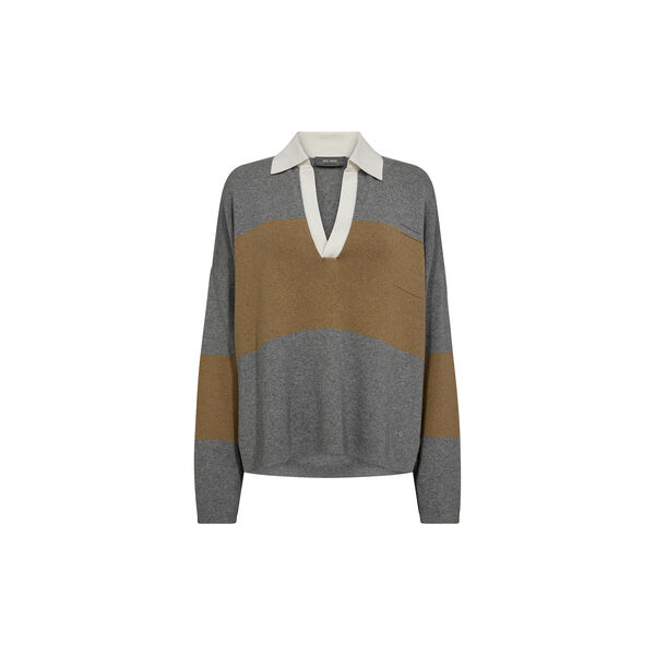MMWylie Tani Bold Stripe Knit, true camel MMWylie Tani Bold Stripe Knit, true camel, MOS MOSH