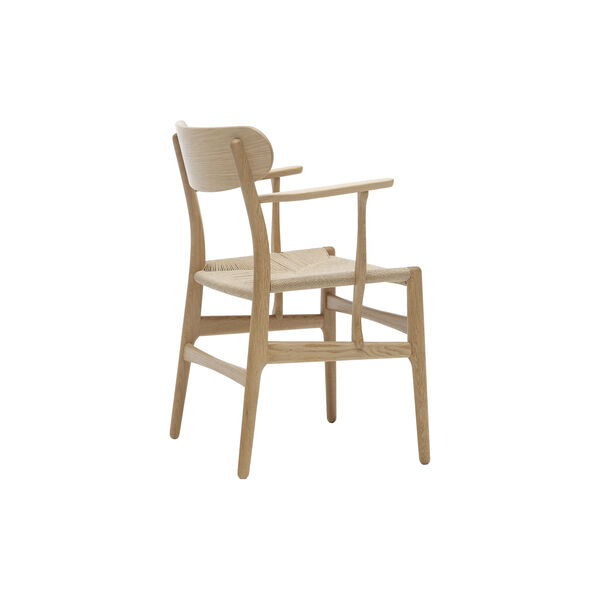 CH26 Dining Chair, white oiled oak/natural, Carl Hansen & Søn
