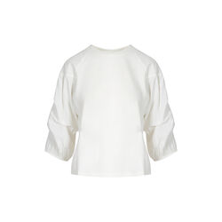 Blouse with mix puffy sleeves, off white, Coster Copenhagen
