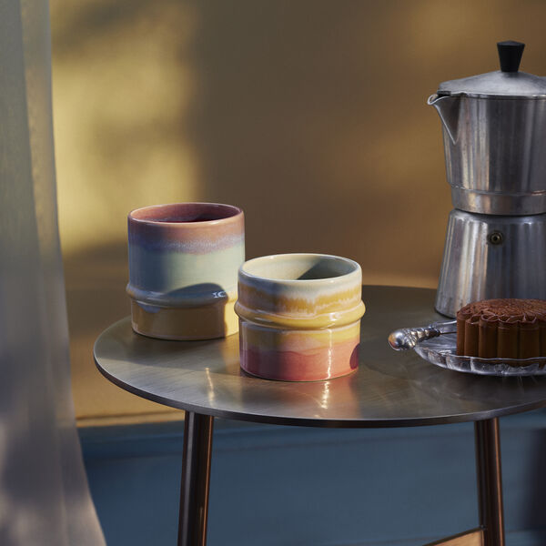 Poppery Mug, pink/mint/yellow, K&auml;hler