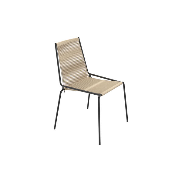 Noel Chair, black/nature linen, Thorup Copenhagen