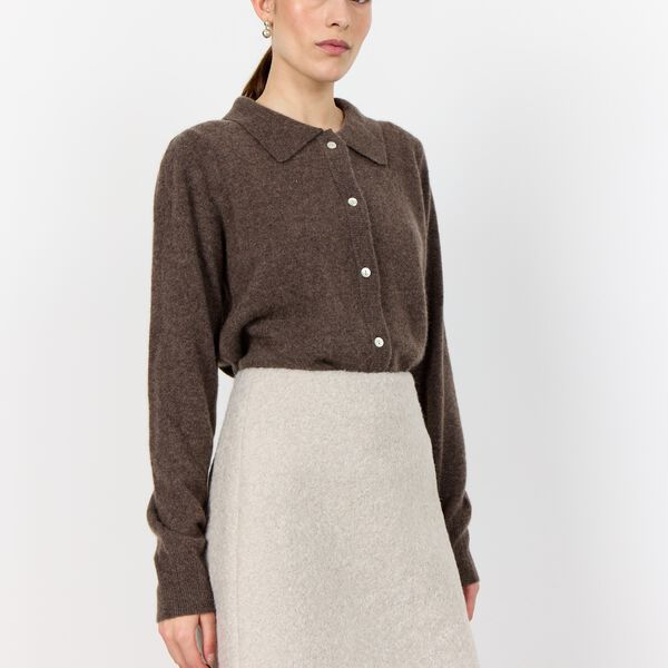 LR-ELOISE 12 Pullover, coffee melange, Leveté Room