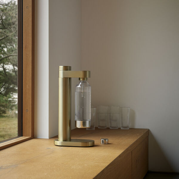 Brus Carbonator | Brushed brass, Stelton