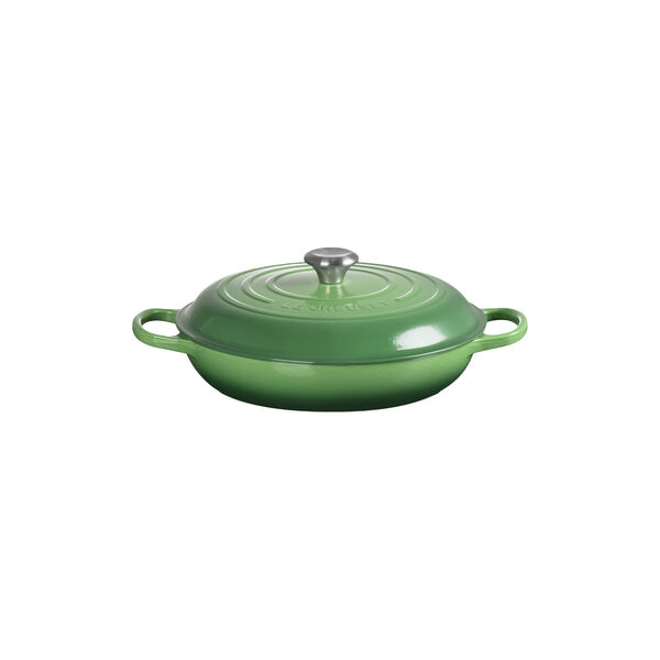 Signature cast iron buffet pot 30 cm, bamboo green, Le Creuset