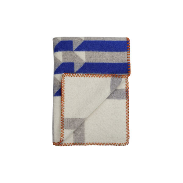 KVAM Throw, blue, R&oslash;ros Tweed