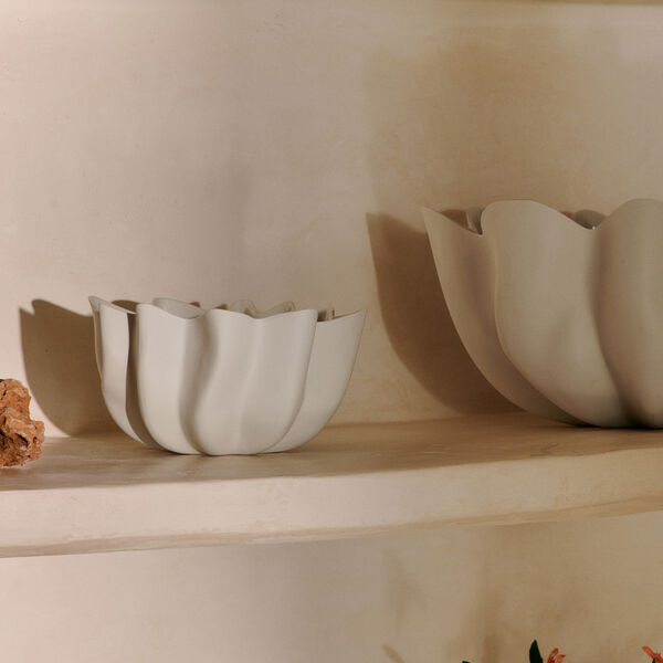 Nium Bowl &Oslash; 22, off-white, Ferm Living