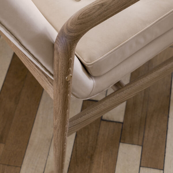 VLA76 Foyer Lounge Chair, Sif 90/oiled oak, Carl Hansen & S&oslash;n