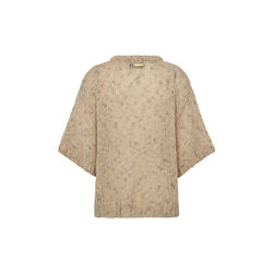 PD-Maggie SS Knit, warm beige melange, Pieszak