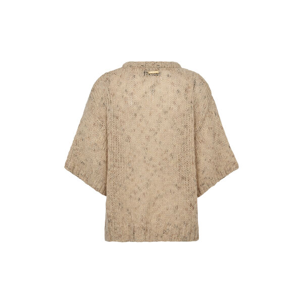 PD-Maggie SS Knit, warm beige melange, Pieszak