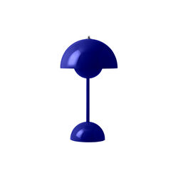 Flowerpot VP9 Portable Table Lamp, cobalt blue, &Tradition