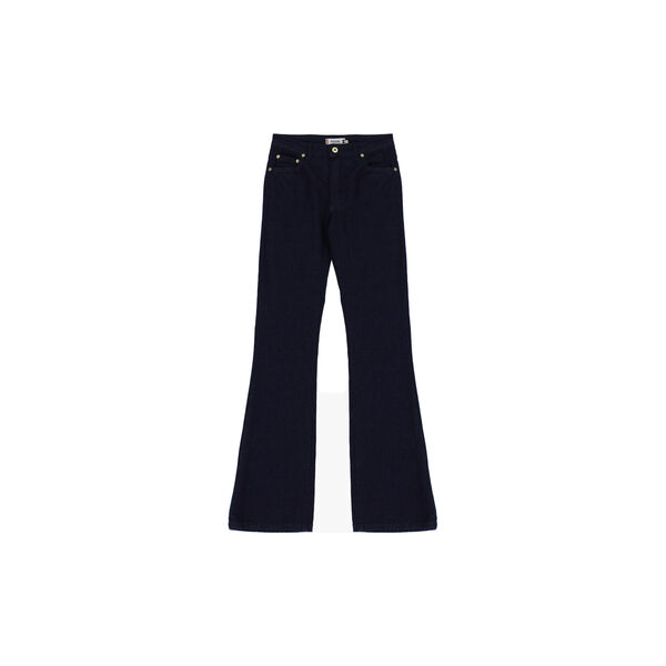 Longcut Original Denim Gold Buttons Trousers, blu denim, Please