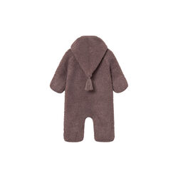 MATADEL Teddyfleece Jumpsuit, peppercorn plum, Mini A Ture