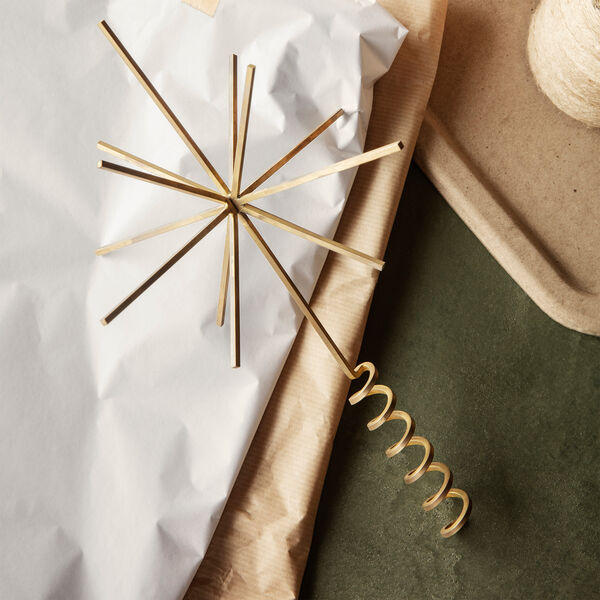Christmas Tree Top Star | Brass Finish | Christmas Decoration, Ferm Living