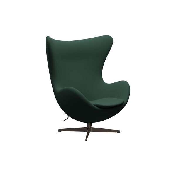 Egg™ 3316 Lounge Chair, Christianshavn 1160 dark green uni/brown bronze Egg™ 3316 Lounge Chair, Christianshavn 1160 dark green uni/brown bronze, Fritz Hansen