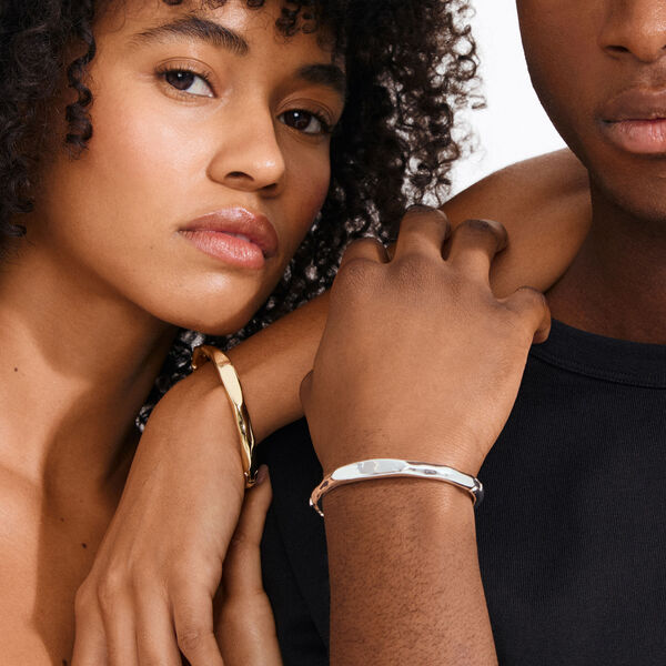 PRESENCE bracelet, gold plated, Pilgrim