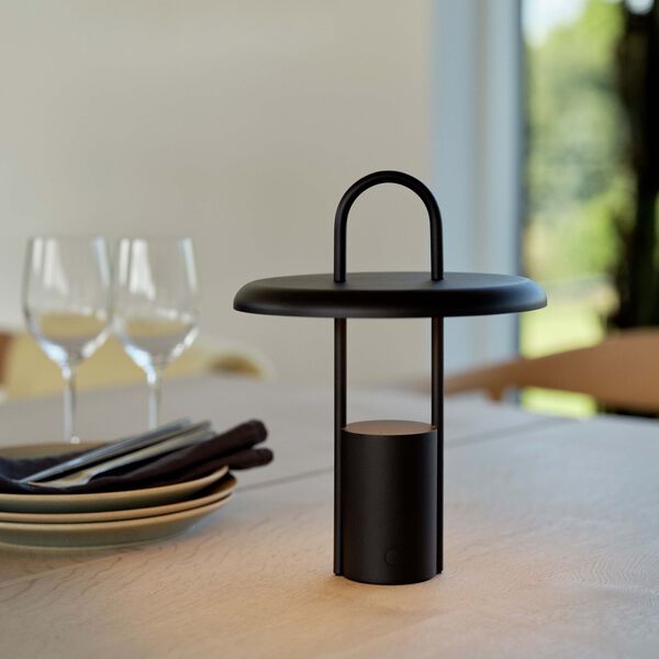 Pier portable LED lamp, black, Stelton