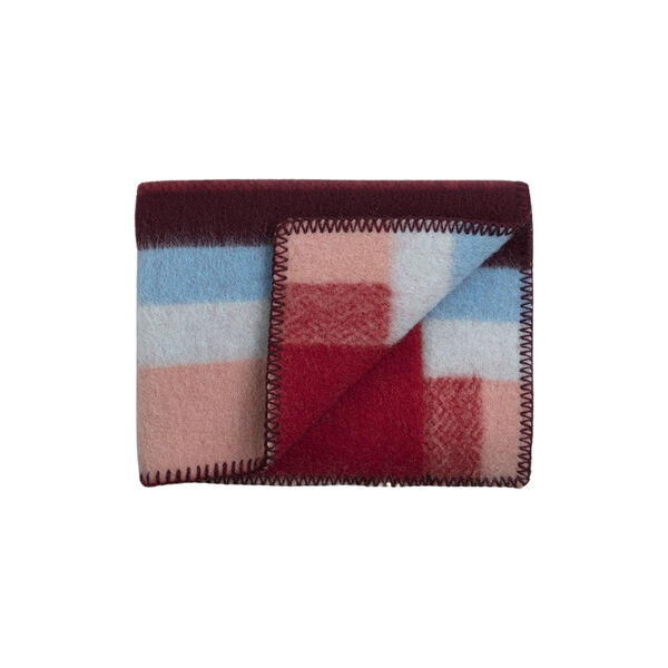 MIKKEL Baby Size Throw, red, R&oslash;ros Tweed