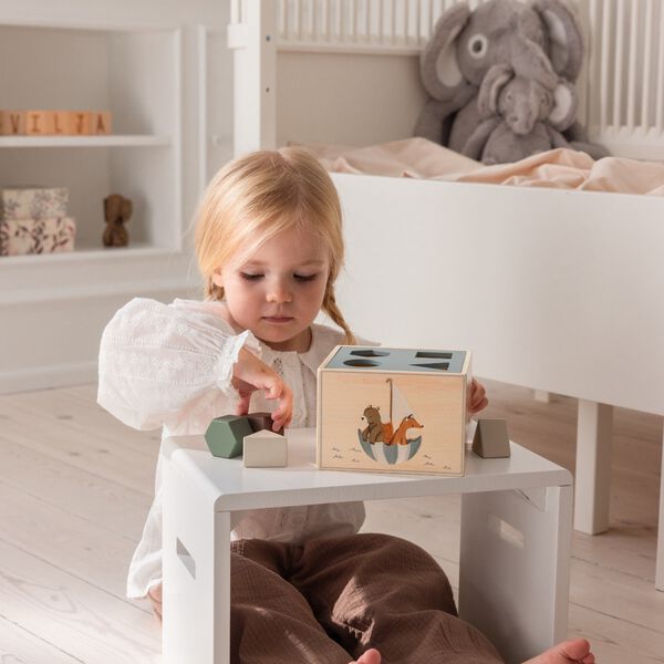 World of Sebra Stacking Blocks, beige World of Sebra Stacking Blocks, beige, Sebra