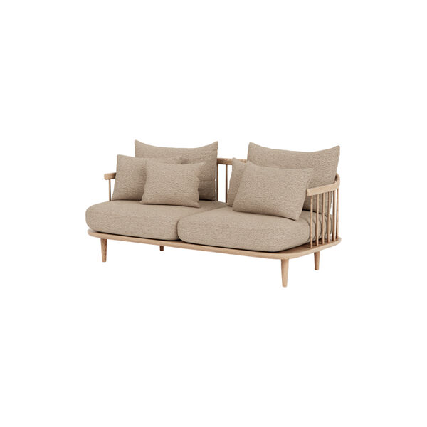 Fly SC2 2-seater Sofa, Karakorum 003/smoked oiled oak, &Tradition