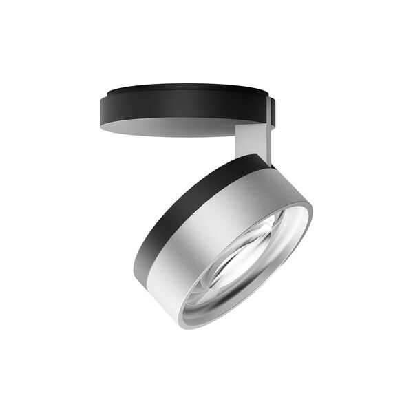 BLADE C1+ SLIM Ceiling Light, matt black/satin silver BLADE C1+ SLIM Ceiling Light, matt black/satin silver, LIGHT-POINT