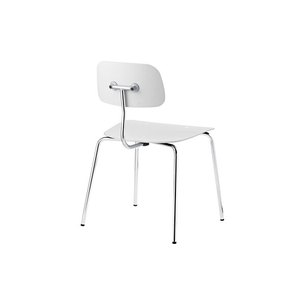 KEVI® 2060 Stacking Chair, white/chrome, Montana Furniture