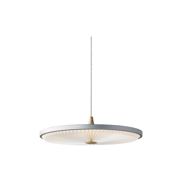 Soleil Pendant with Standard Shade, silver cloud/oak, LE KLINT