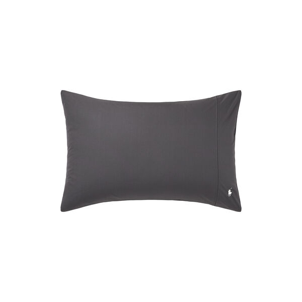 Player Pillow Case, charcoal, Ralph Lauren Home