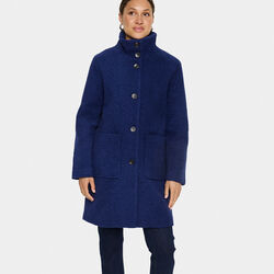 FerddySZ Wool Coat, midnight sail, Saint Tropez