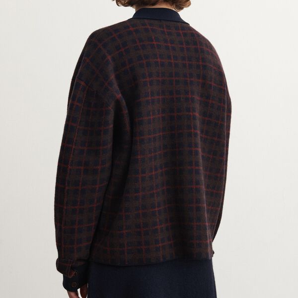 Felted Jacket, check, FUB