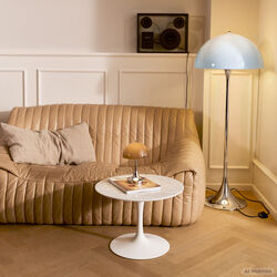 Panthella | Original | Opal Blue Grey | Floor Lamp, Louis Poulsen