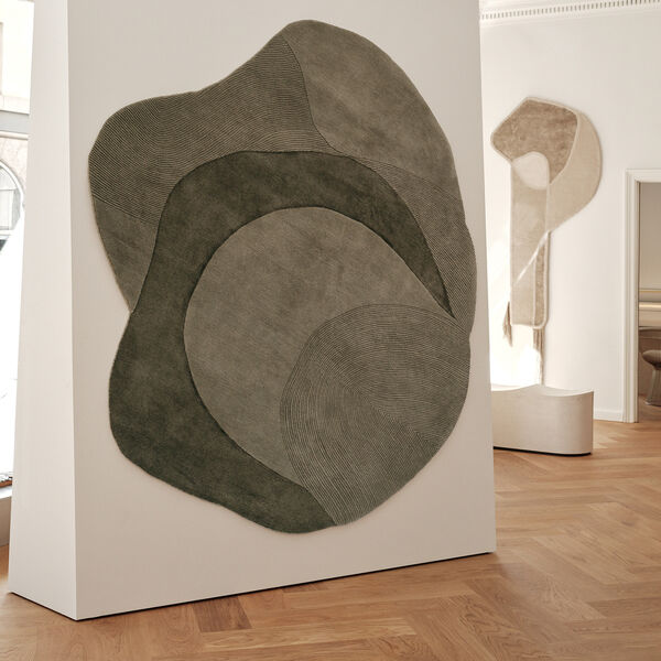 Optical Web gulvtæppe, forest Optical Web gulvtæppe, forest, Linie Design