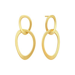 Ava Earrings, gold, Julie Sandlau