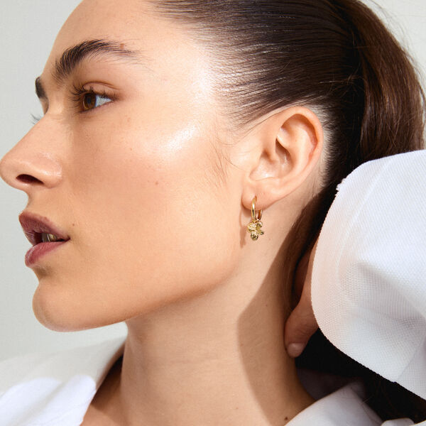 CHARMAINE Earrings, gold plated, Pilgrim