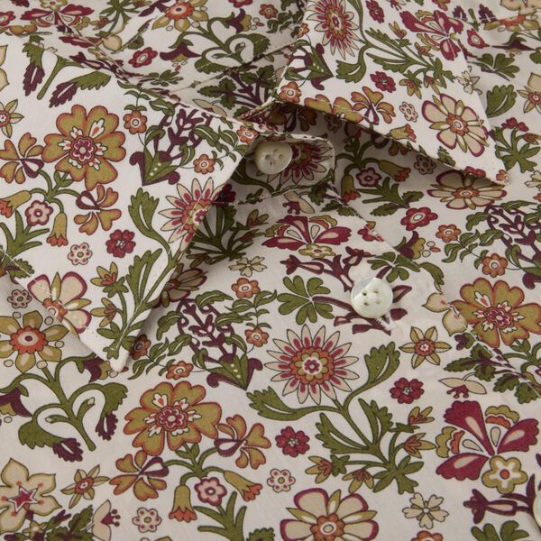 Siri Shirt, green pattern, Stenströms