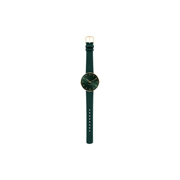 City Hall Evergreen Wrist Watch, green/gold/green City Hall Evergreen Wrist Watch, green/gold/green, Arne Jacobsen Watches