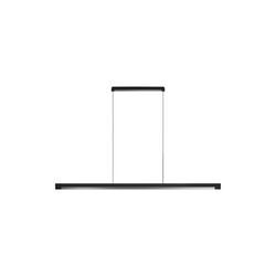 INLAY S1400 LINEAR Pendant, matt black/satin silver, LIGHT-POINT