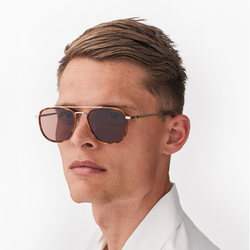 QUENTIN sun glasses, gold, MESSYWEEKEND