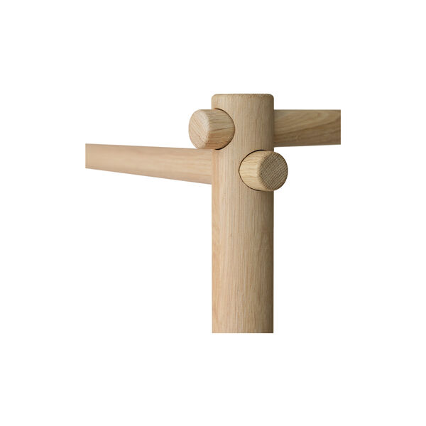 Camp Canopy Bed, white/oak, Oliver Furniture