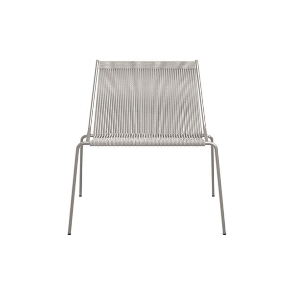 Noel Lounge Chair, steel/fair grey wool, Thorup Copenhagen