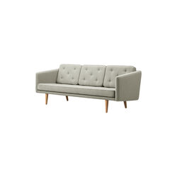 FF2003 No. 1 Sofa 3P, mood 1101/oak light oil, Fredericia Furniture