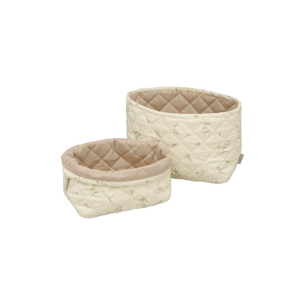 Quilted Storage Basket 2-pack, ashley/latte Quilted Storage Basket 2-pack, ashley/latte, Cam Cam Copenhagen