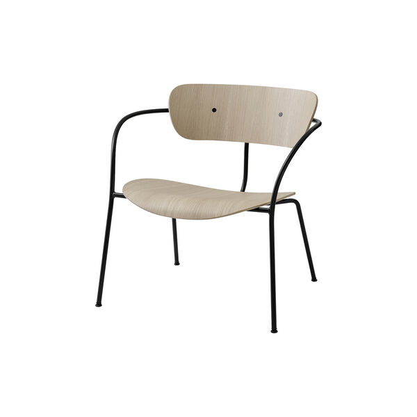 Pavilion AV5 Lounge Chair, oak/black, &Tradition