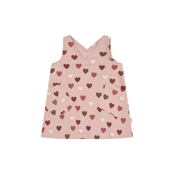 HCKaroline Old Hearts Everyday Dress, adobe rose HCKaroline Old Hearts Everyday Dress, adobe rose, Hust & Claire